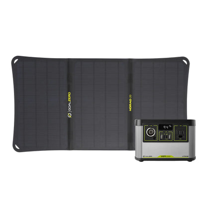 Yeti 200X Portable Power Station + Nomad 20 Solar Generator