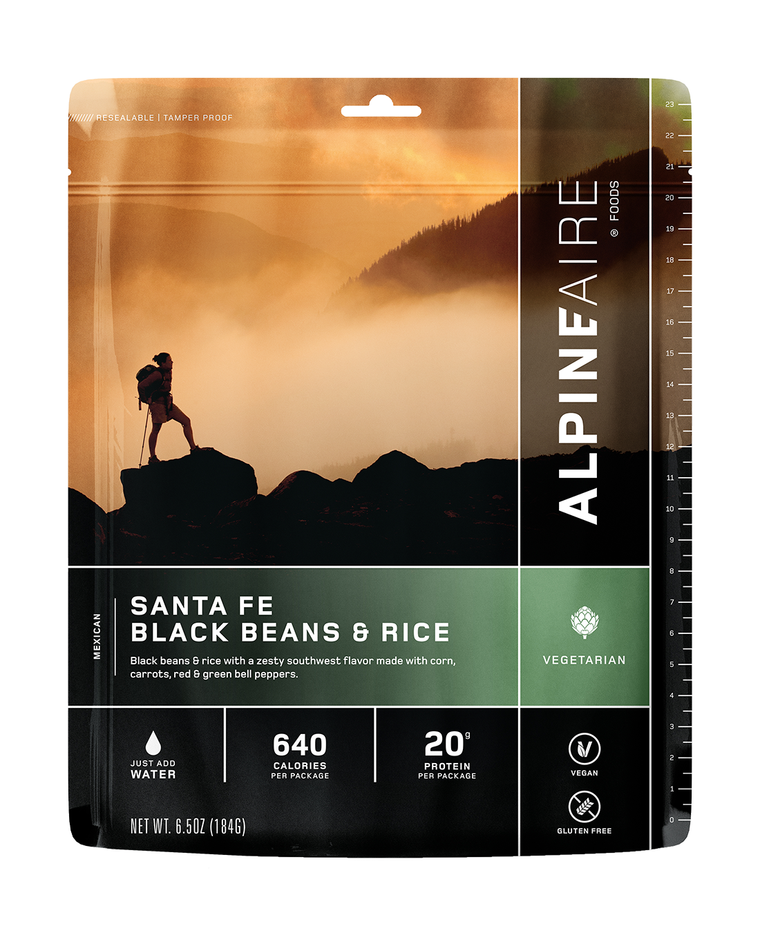 AlpineAire Santa Fe Black Beans & Rice, Case of 12 - Shortened Shelf Life
