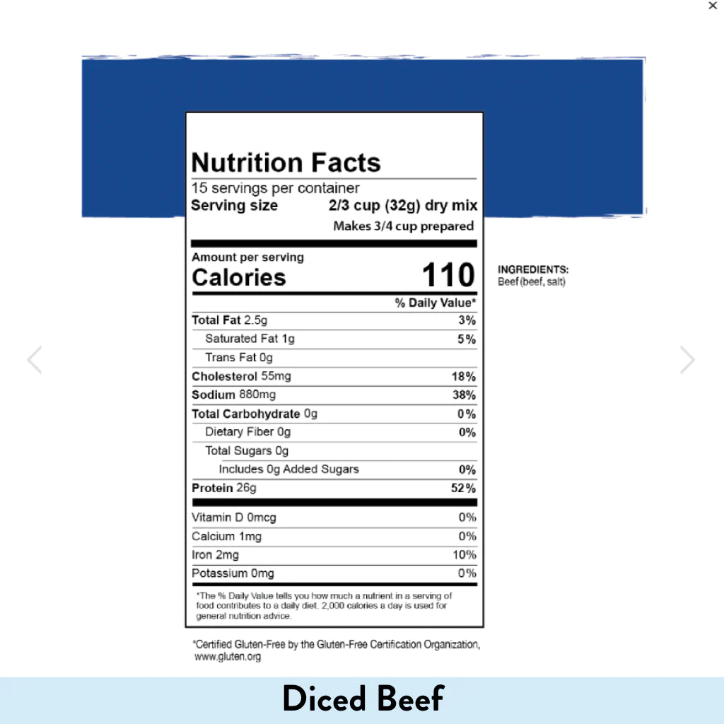 Mountain House Beef #10 Cans