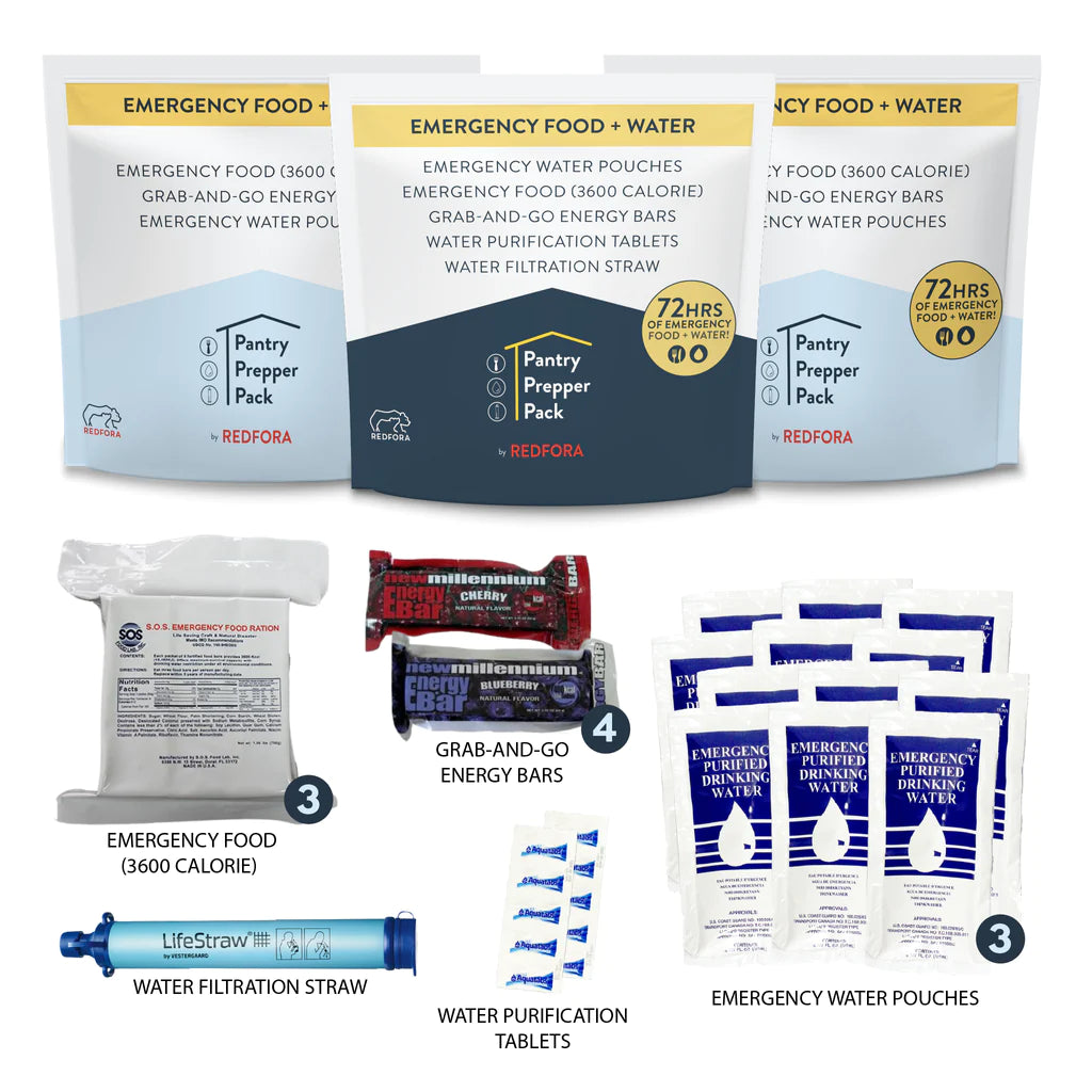 The Pantry Prepper Pack 4 Persons- Shortened Shelf Life