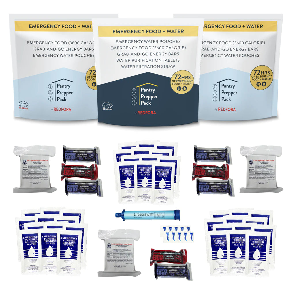 The Pantry Prepper Pack 4 Persons- Shortened Shelf Life