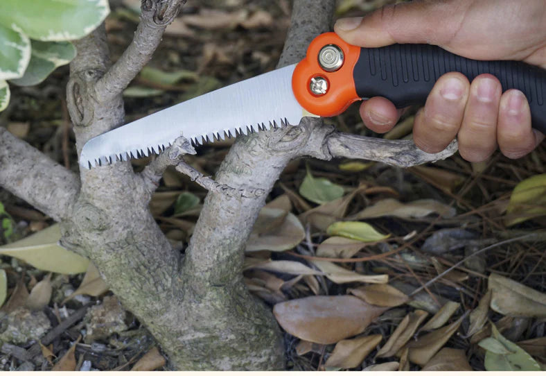 Mini Saw with Safety Release Button