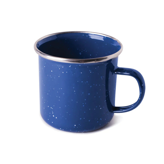 Blue Enamel Coffee Mugs