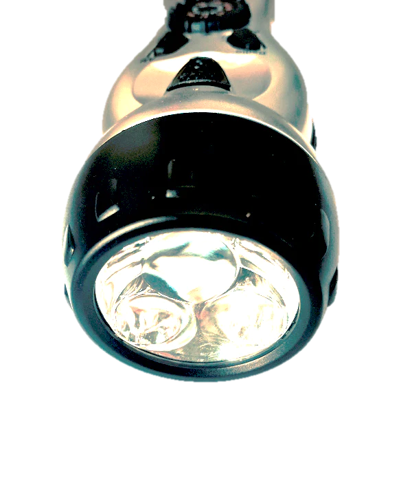 Hand-Crank Flashlight/Radio/Siren/Phone-Charger
