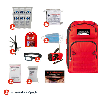 Mill Valley Ready2Start Emergency Bag