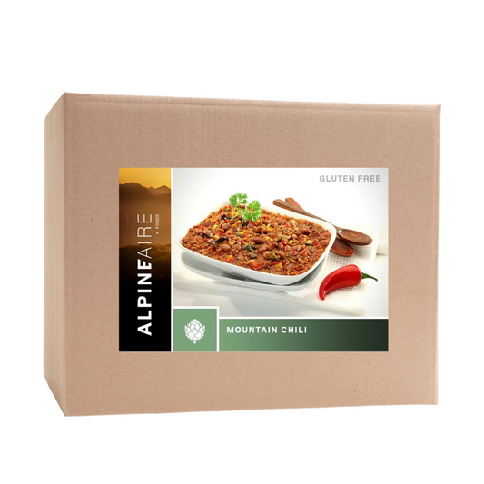 Products AlpineAire Mountain Chili, Case of 12 - Shortened Shelf Life
