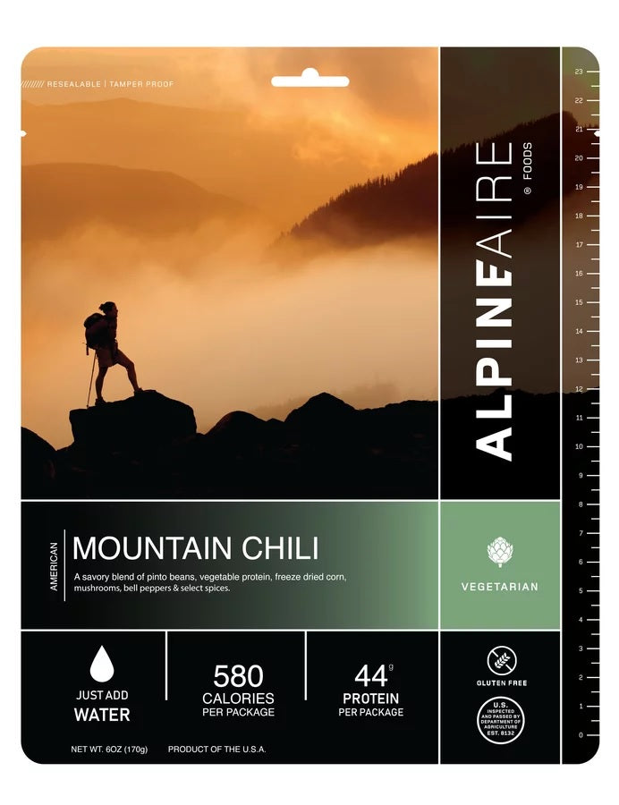 Products AlpineAire Mountain Chili, Case of 12 - Shortened Shelf Life